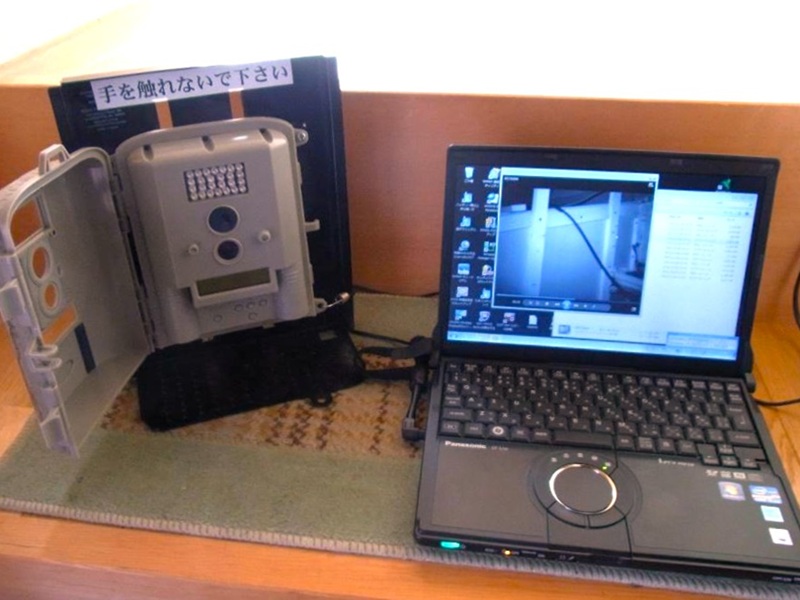 暗視カメラ 設定風景