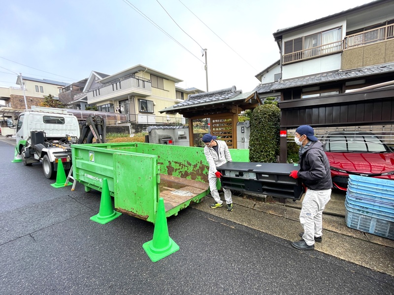 災害ゴミの運搬