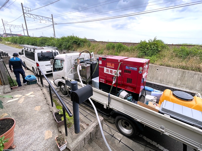 室内・床下内の洗浄